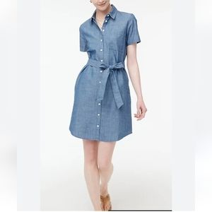 J. Crew Chambray shirt dress